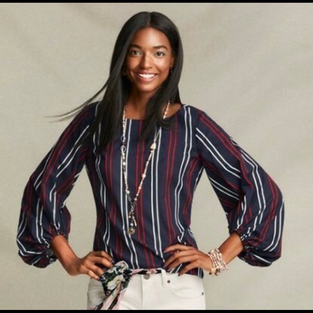 CAbi Flag Blouse